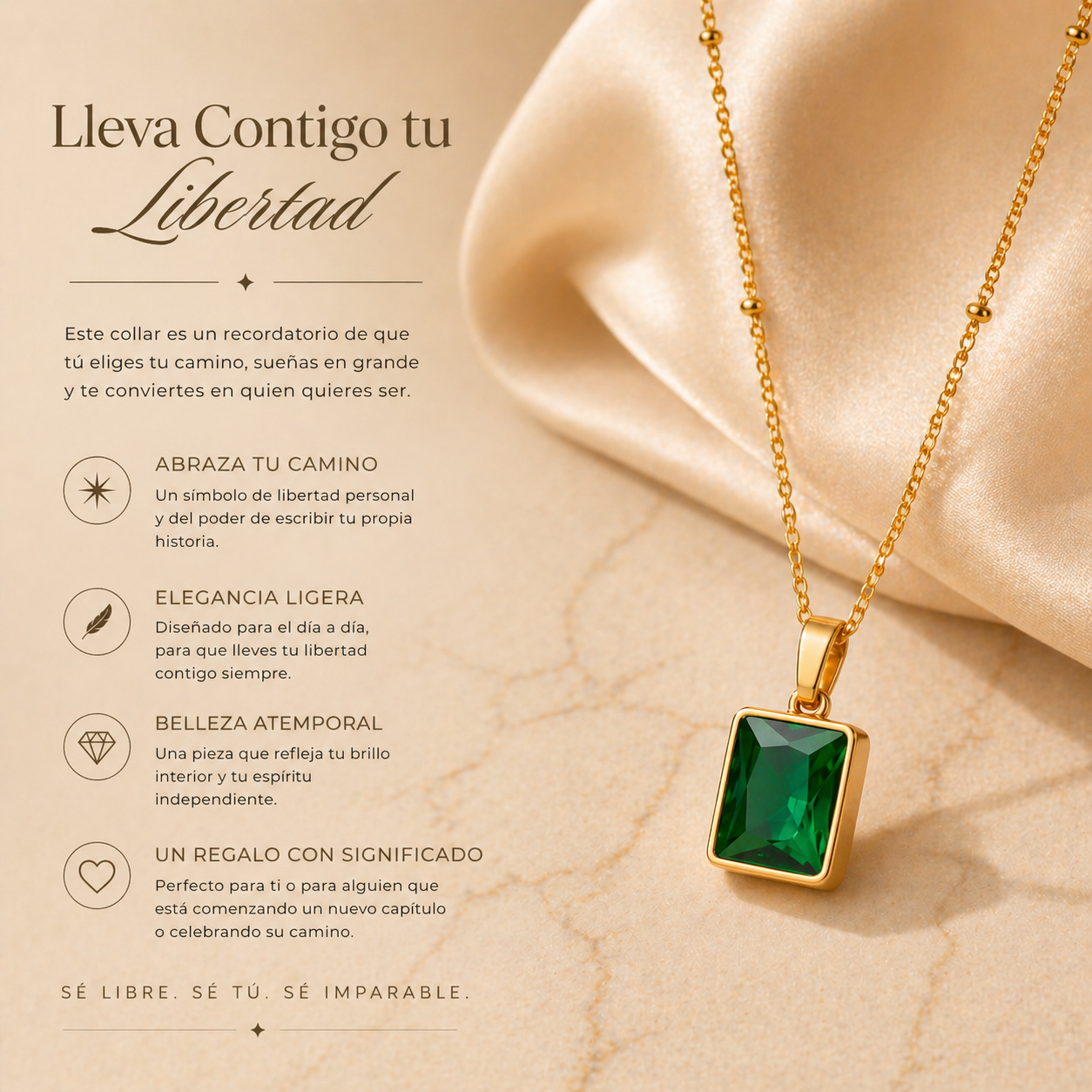 Collar Núcleo Esmeralda