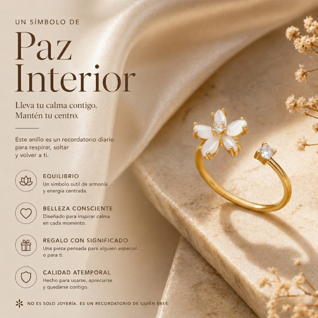 Anillo Flor de Calma